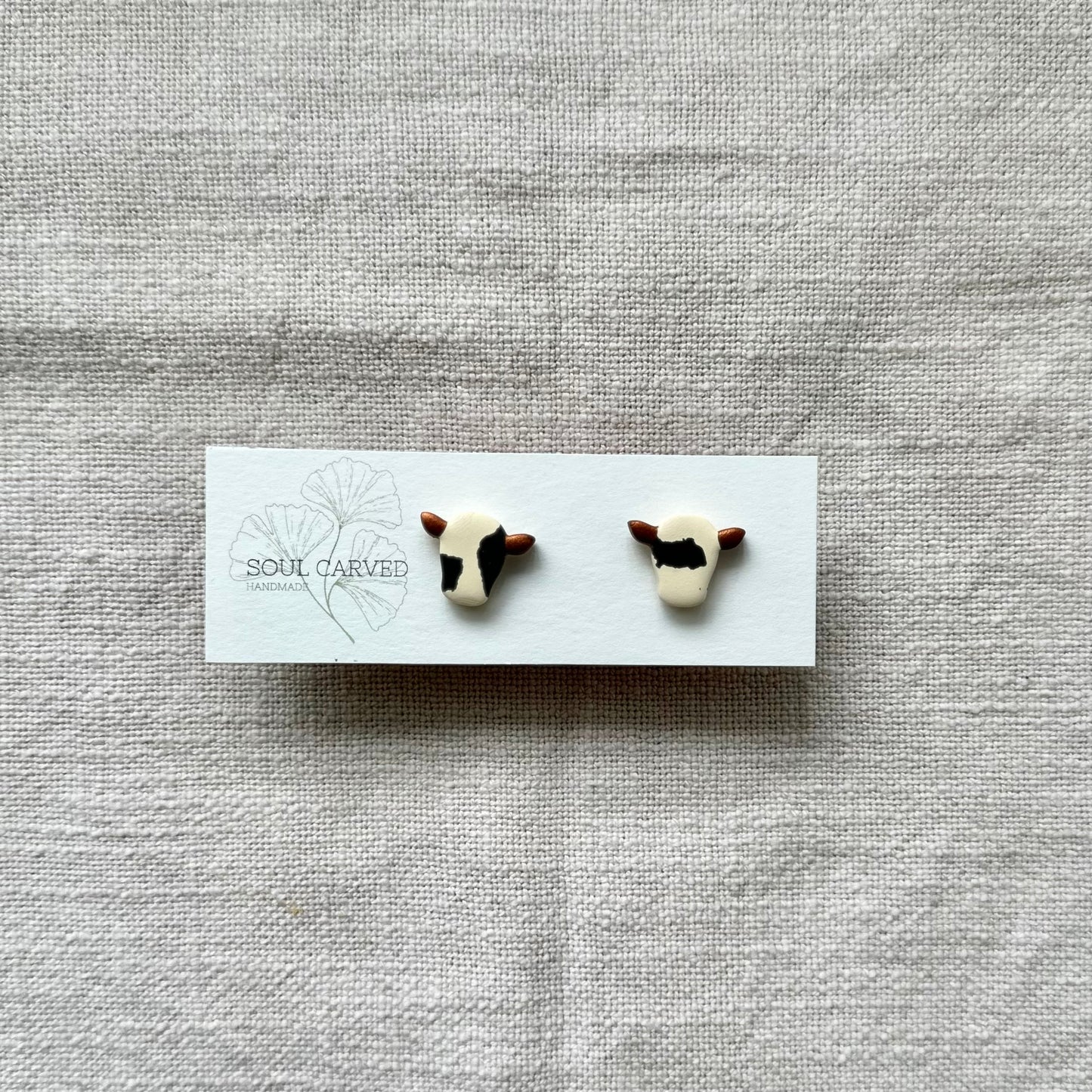 Mini Bull Head Studs - Bronze