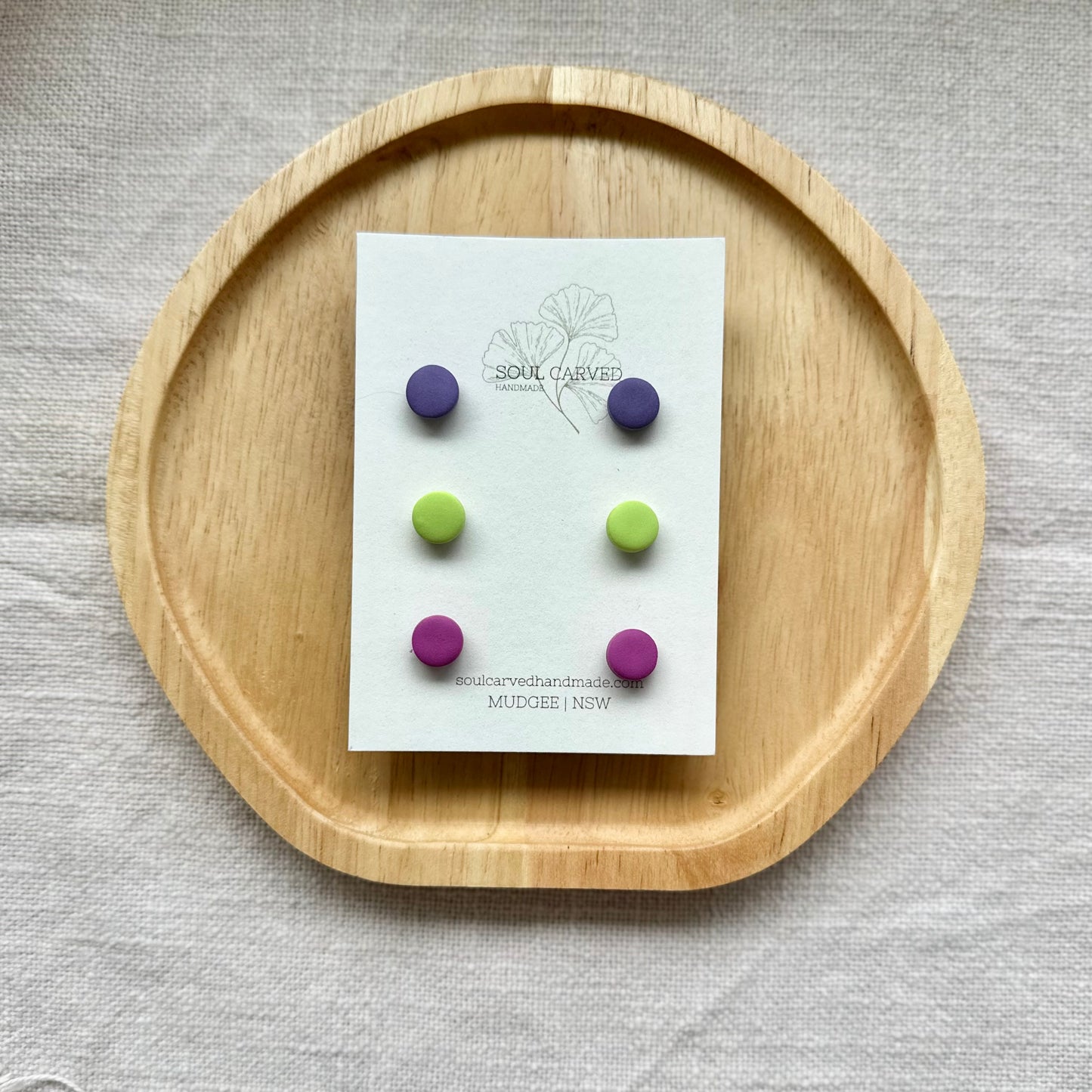 Bright Simple Staple Studs