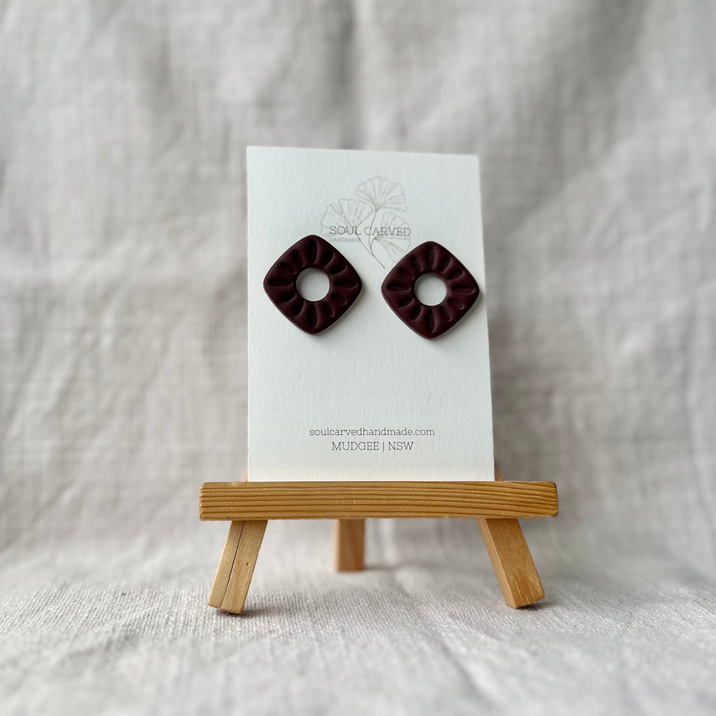 Sage Statement Studs