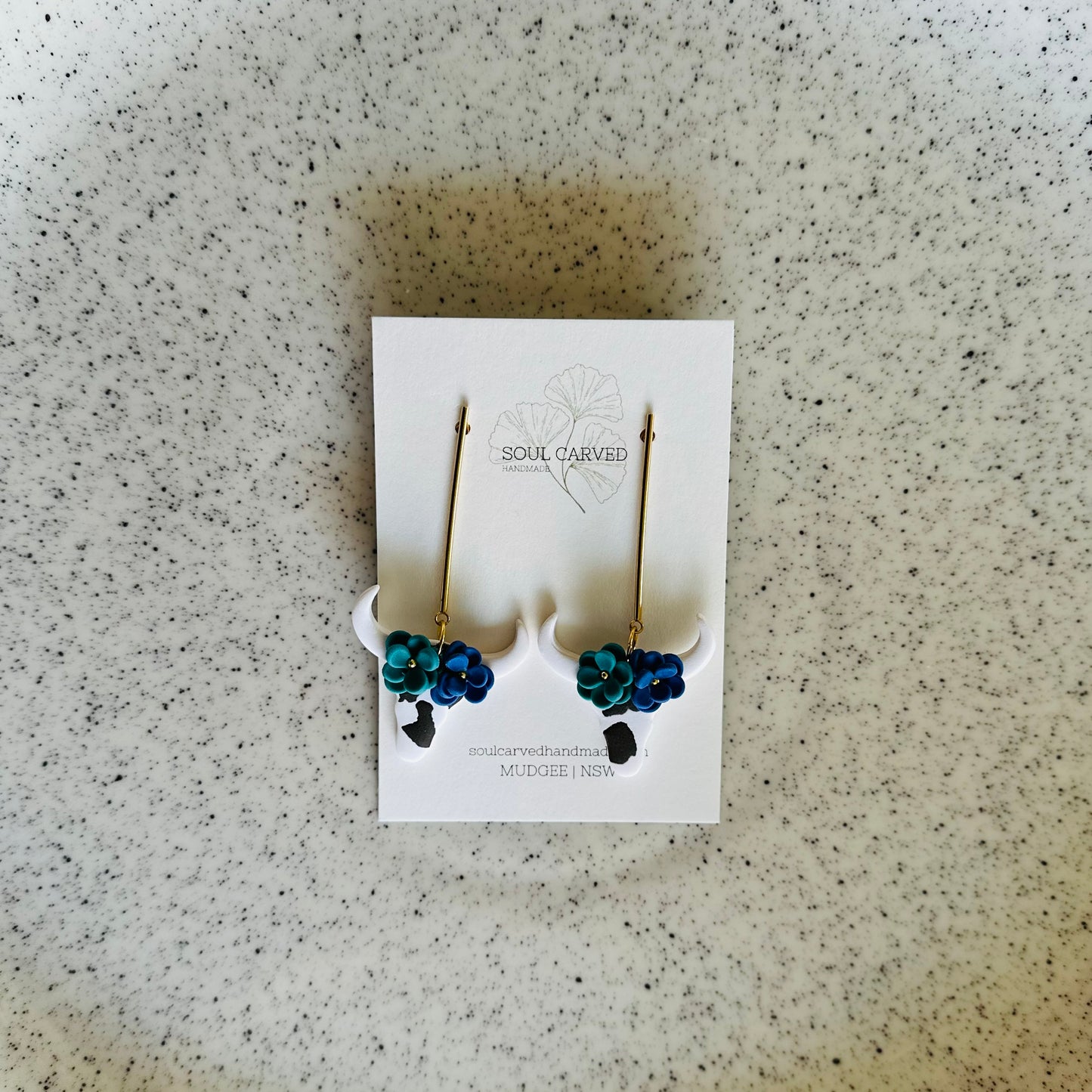 Flower Crown Cows - White