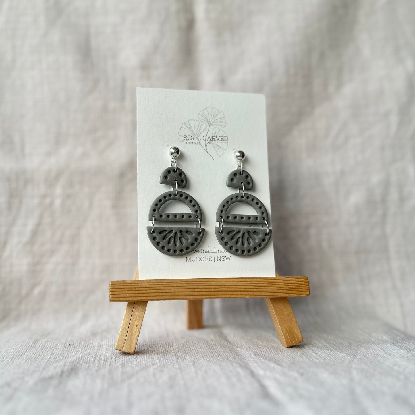 Sage Statement Dangles - Small