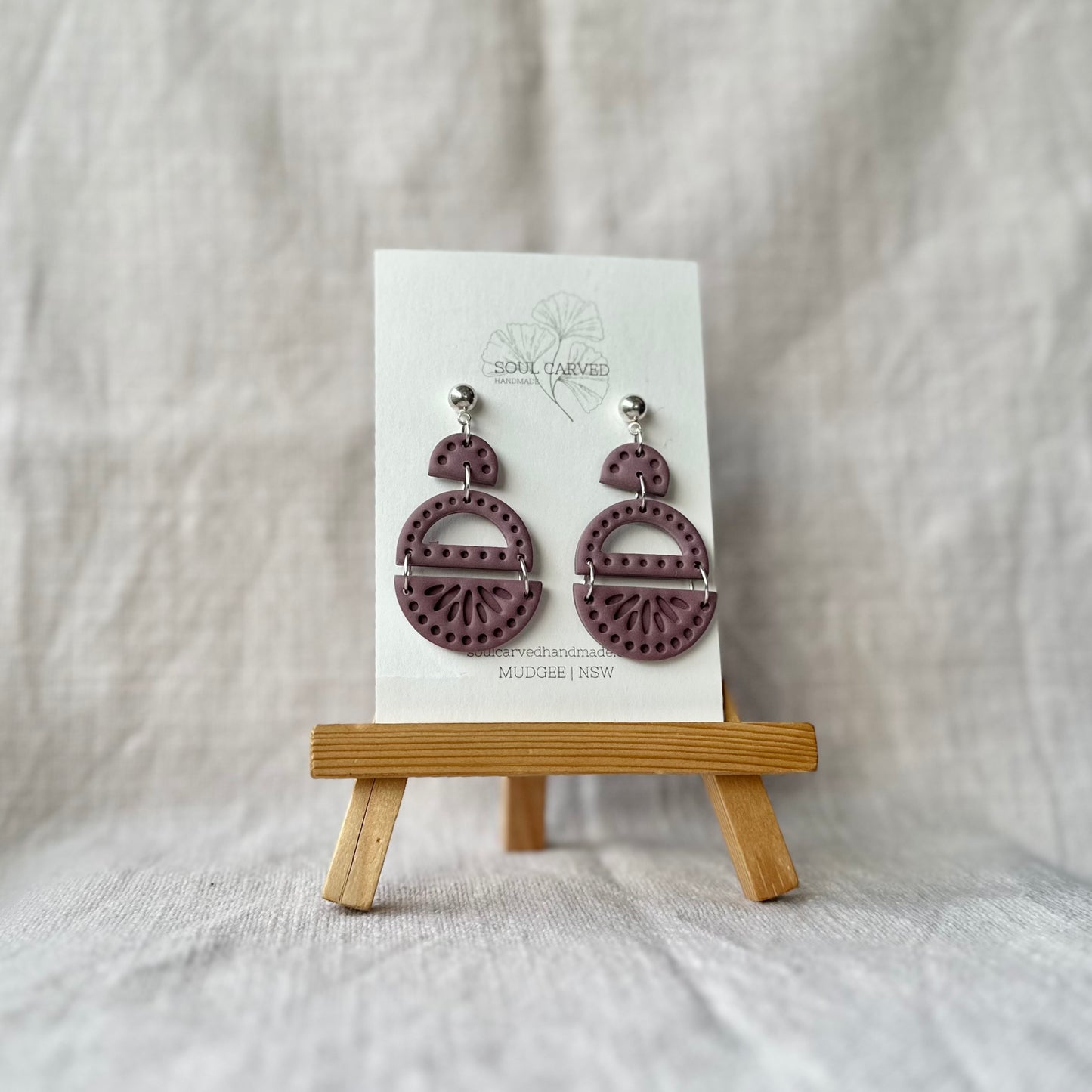 Sage Statement Dangles - Small
