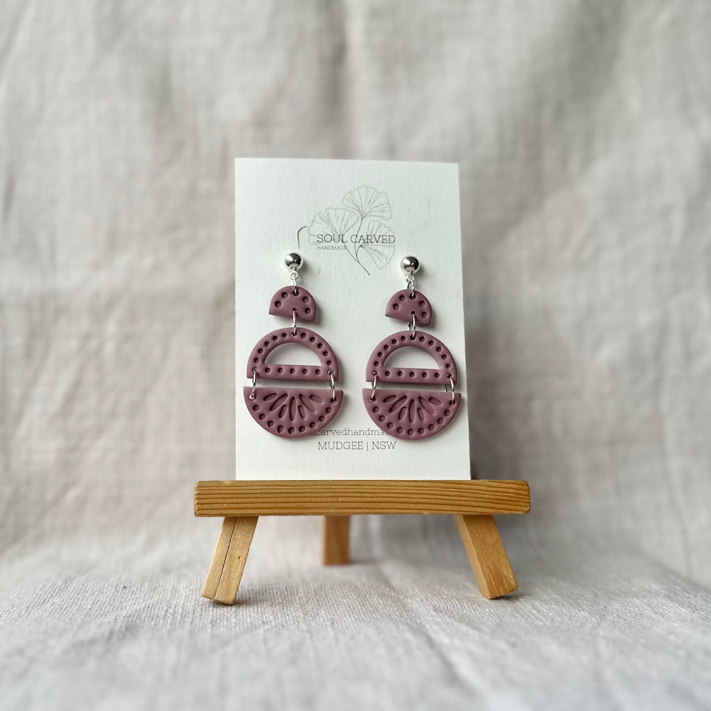 Sage Statement Dangles - Small