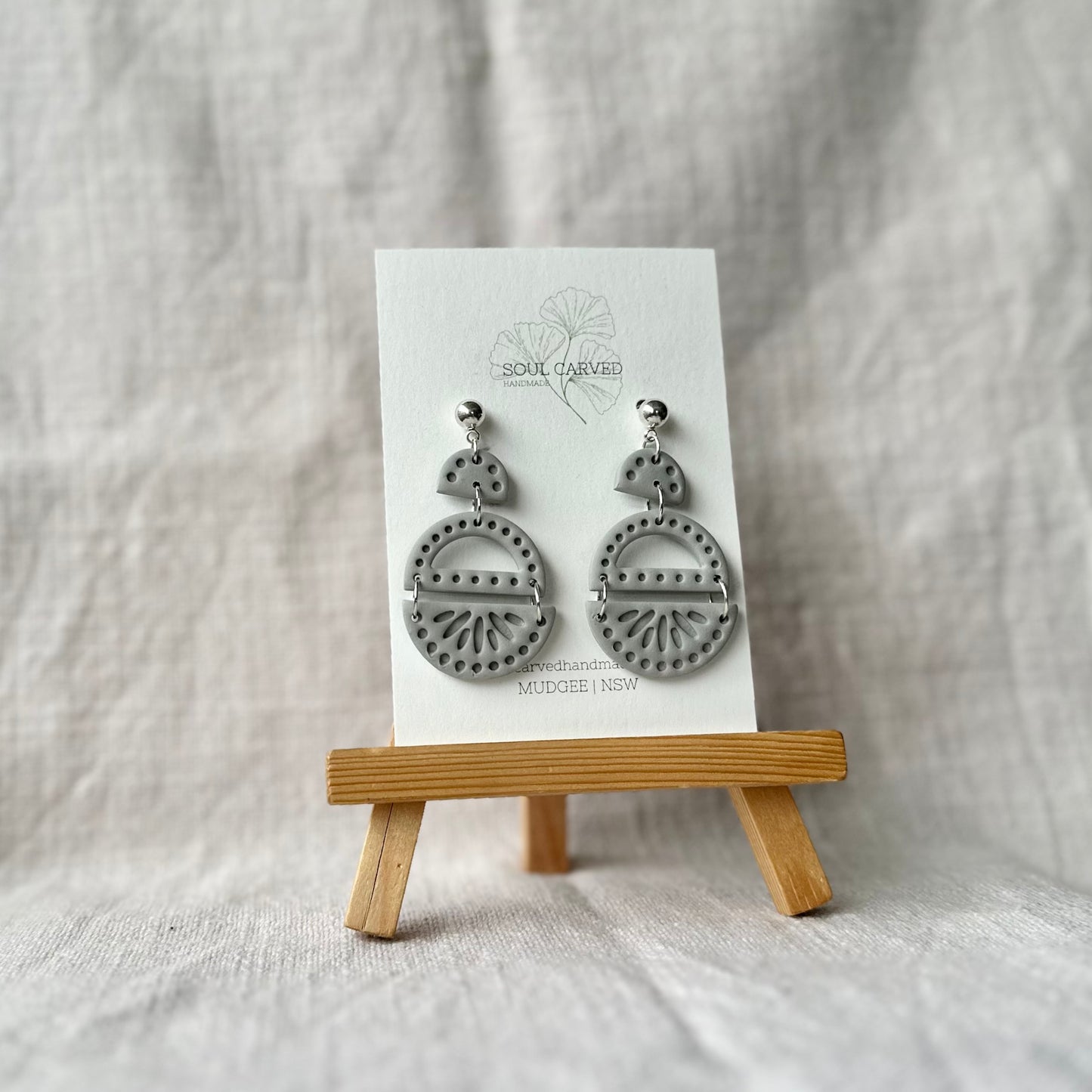 Sage Statement Dangles - Small