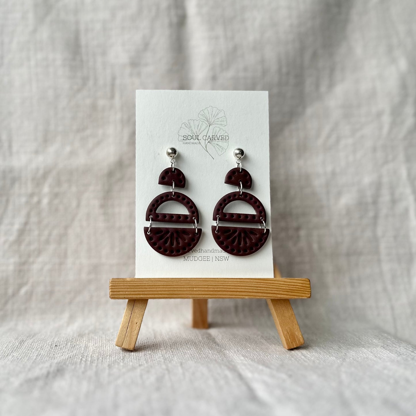 Sage Statement Dangles - Small