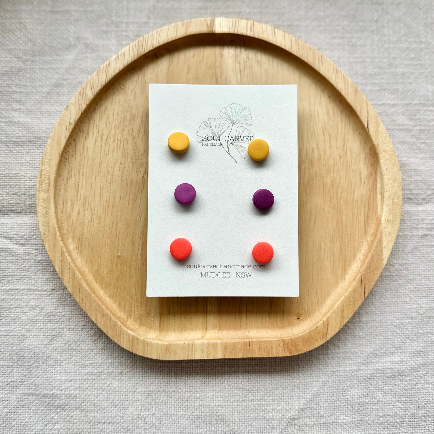 Bright Simple Staple Studs
