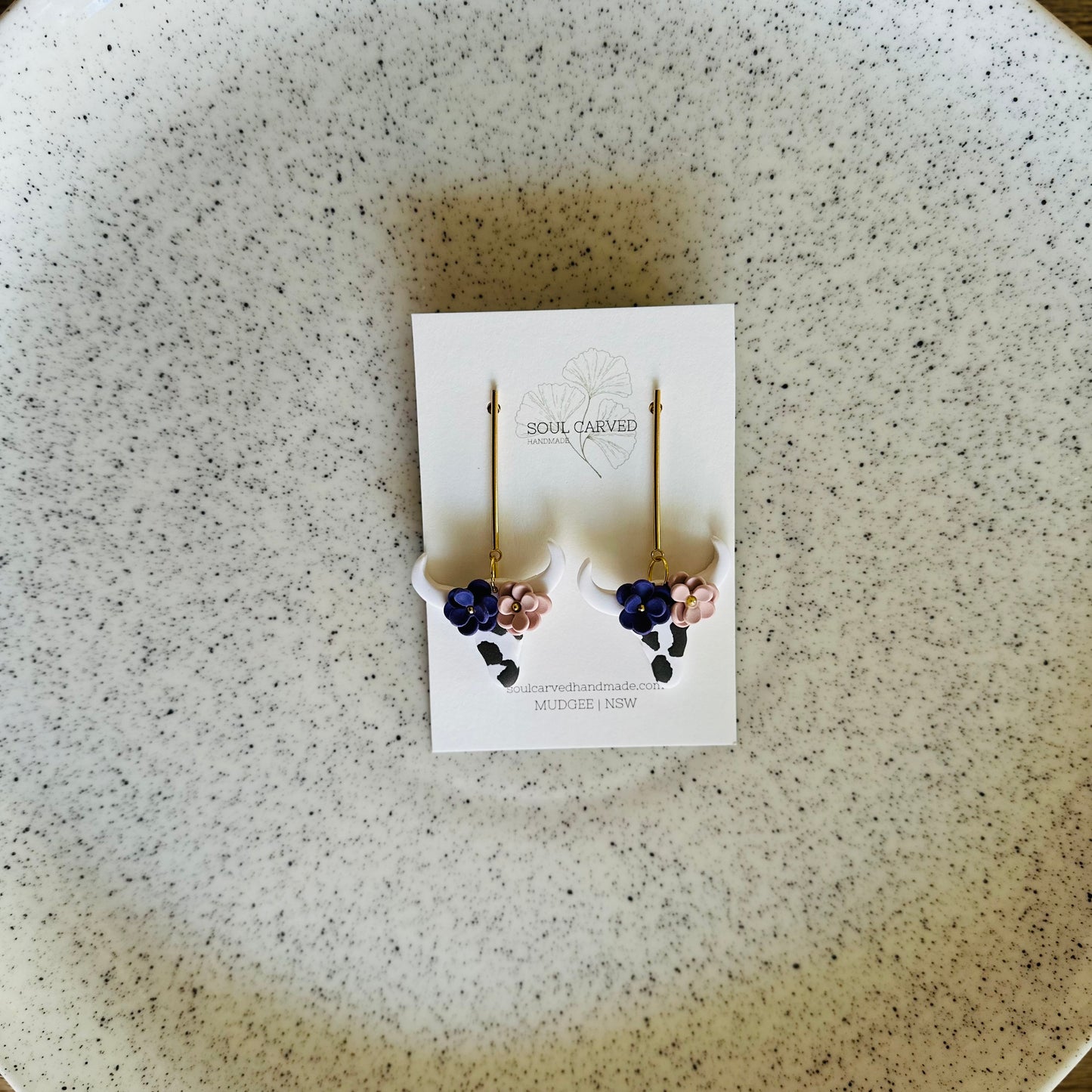 Flower Crown Cows - White