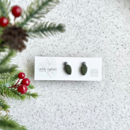 Festive Lights Studs - Silver