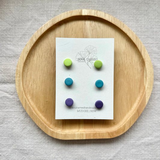 Bright Simple Staple Studs