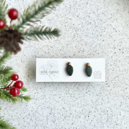 Festive Lights Studs - Gold