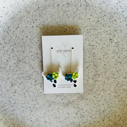 Flower Crown Cows - White