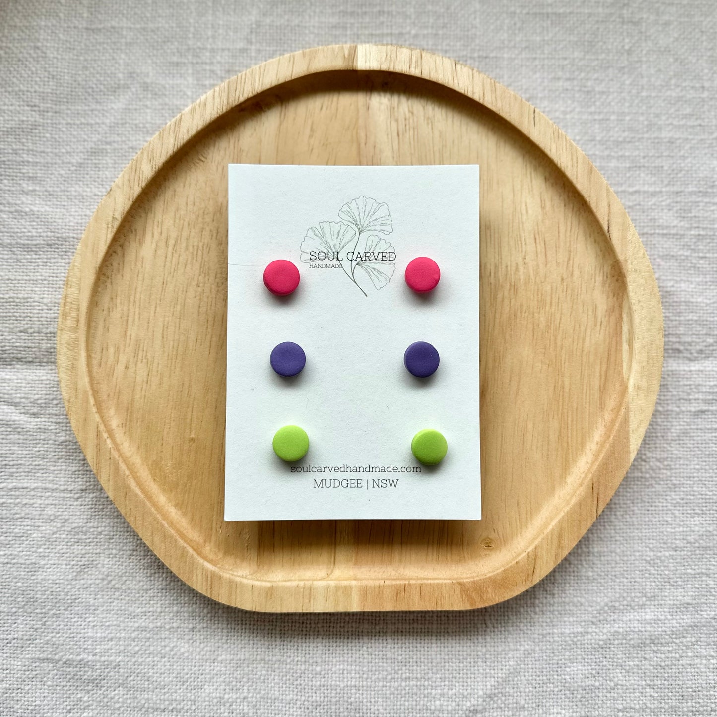 Bright Simple Staple Studs