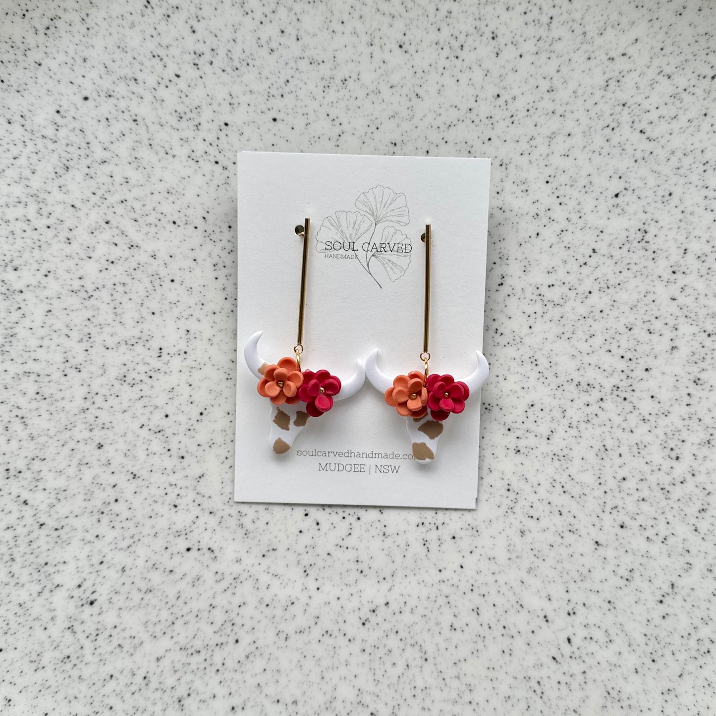 Flower Crown Cows - White