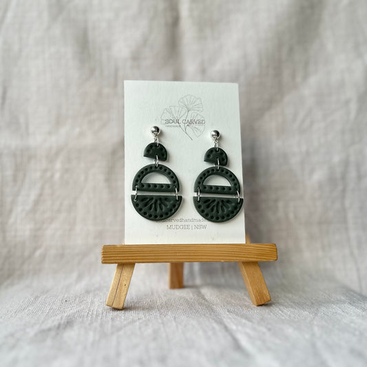 Sage Statement Dangles - Small