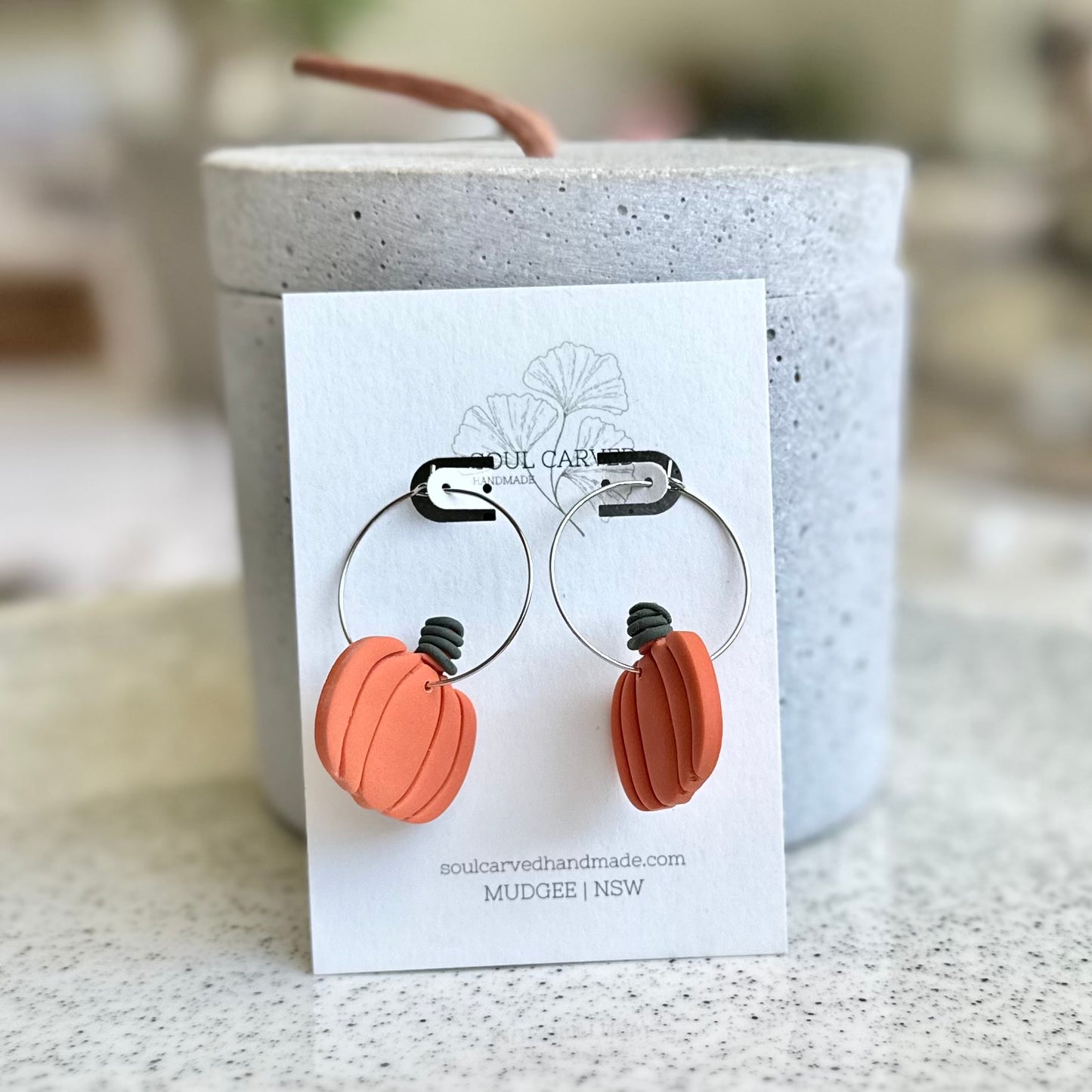 Cute Pumpkin Hoops