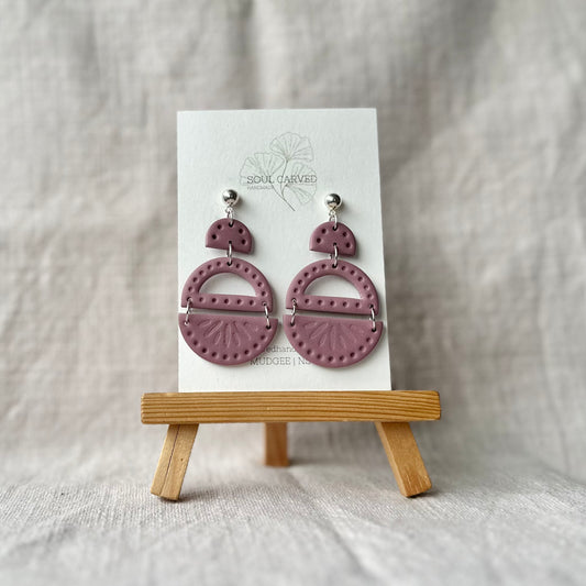 Sage Statement Dangles - Medium