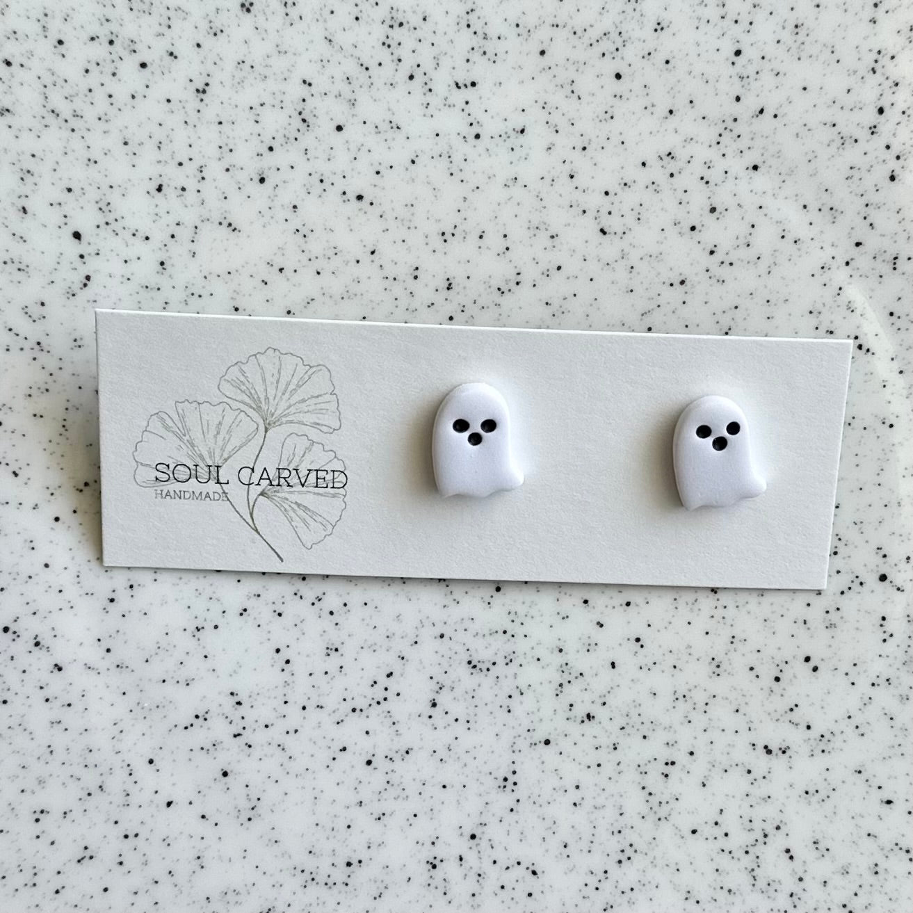 Spooky Ghost Studs