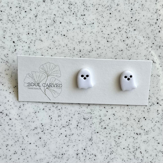 Spooky Ghost Studs