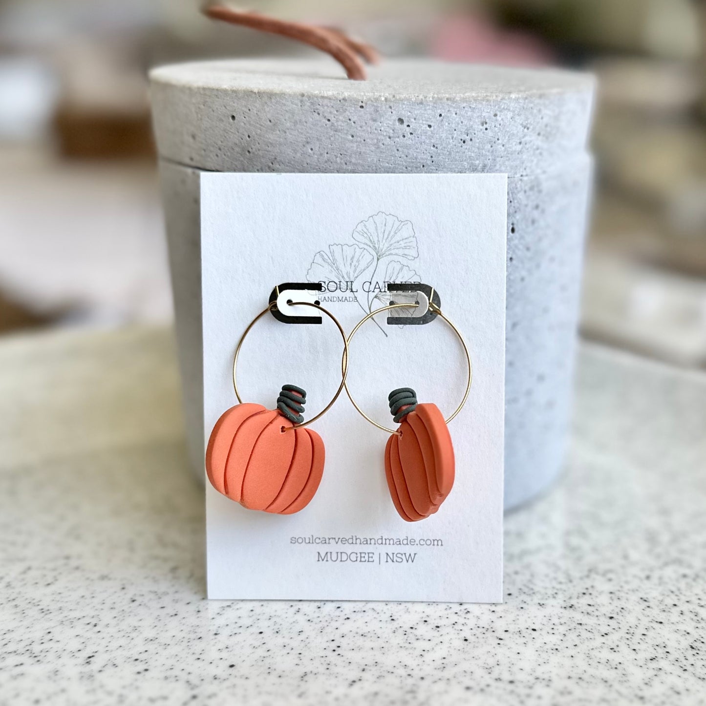 Cute Pumpkin Hoops