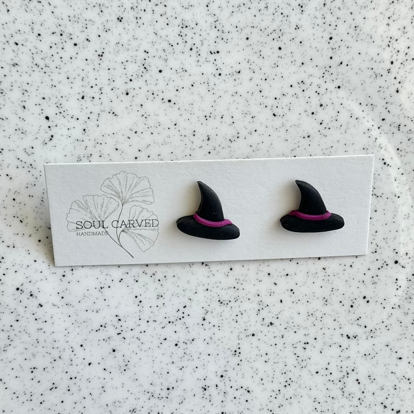 Wicked Witch Hat Studs